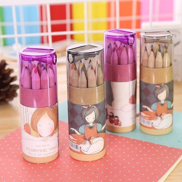 

Pensil Warna 12 IN 1 Free Serutan Pensil / Pensil Color / Pensil Warna Karakter Kemasan Tabung Murah Import / Pensil Warna 12 pc Menggambar Melukis Tabung Karakter Lucu