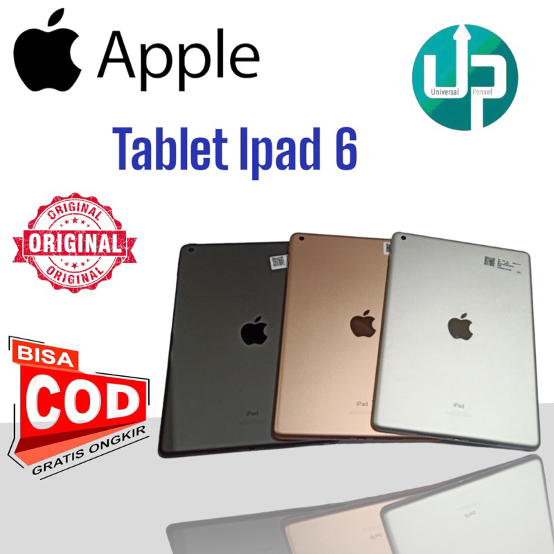 iPAD 6 WIFI ONLY  32GB | 128GB (2018) SECOND MULUS