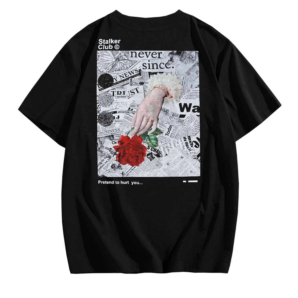 Stalker Kaos Pendek / Tshirt - Some Hurt Black