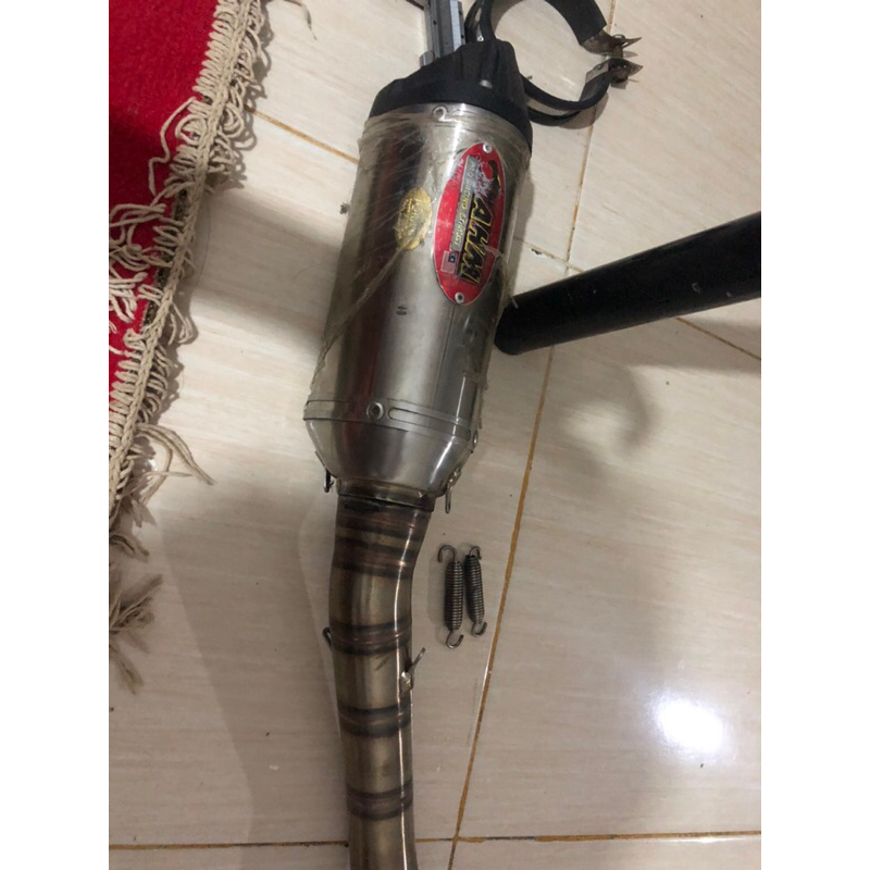 Knalpot AHM jupiter z vega r vega r new 130-150cc original ahm malaysia AHM M2 malaysia