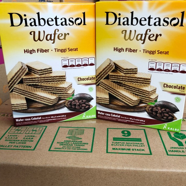 DIABETASOL WAFER CHOCOLATE 2x50gr