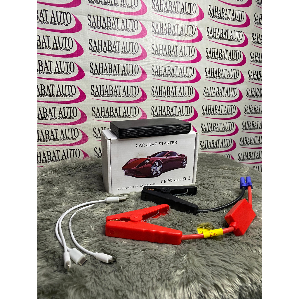 Power Bank Car Jump Starter Alat Jump Starter Aki Mobil Portable Bisa sebagai Powerbank