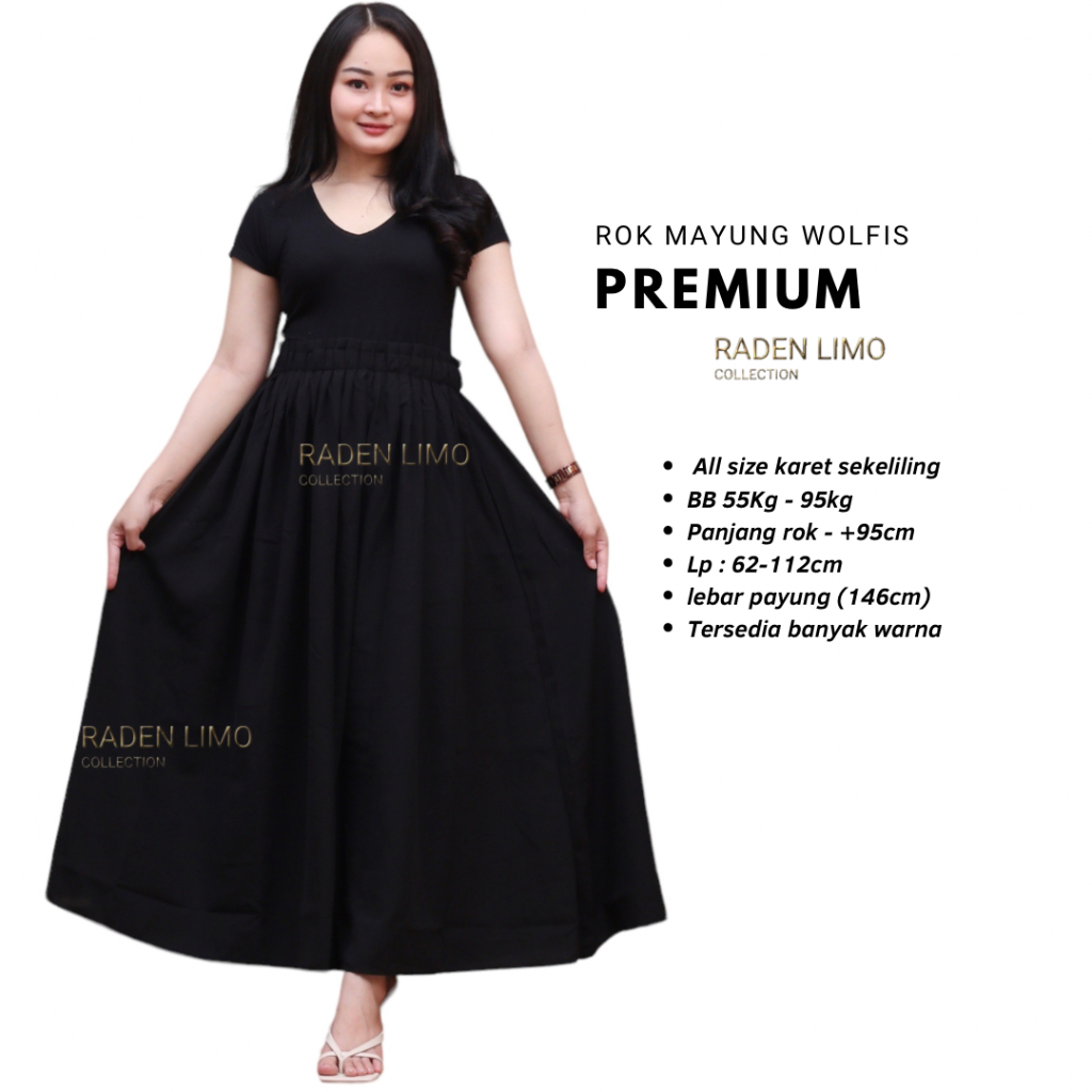 Rok Wolfis Premium Grade A Lebar Mayung - Radenlimo