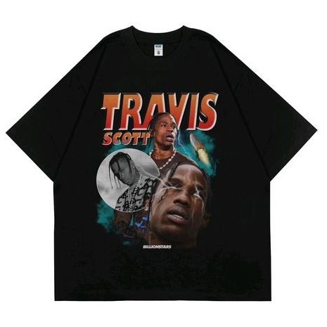 Kaos Pria Distro Original 100% T-SHIRT | KAOS OVERSIZE | BOOTLEG | TRAVIS SCOTT  | BILLIONSTARS | VI