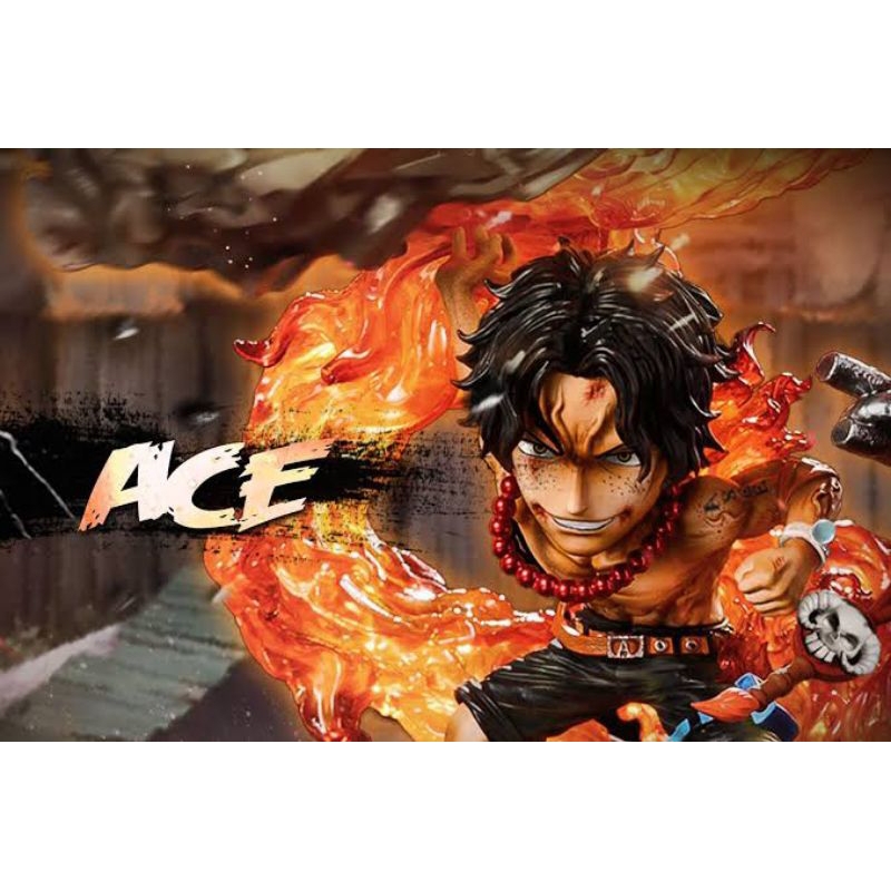 WCF Resin G5 Studio Portgas D.Ace One Piece Figure | Whitebeard Pirated Bukan POP FZO DXF GLM MBH Ic