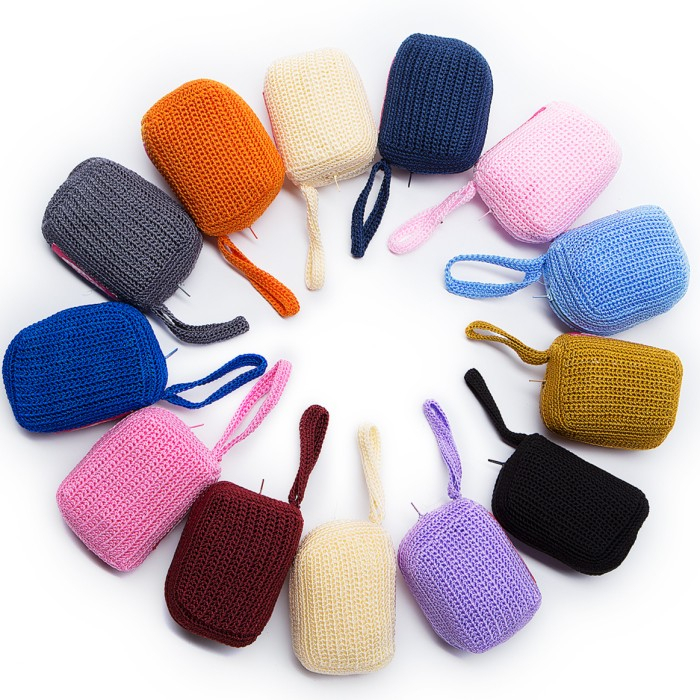 Mukena MURI Traveling Mini Dengan Kepala - Peony Terusan Case Rajut