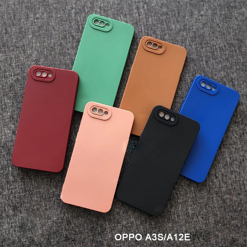 Softcase OPPO A12 OPPO A12E OPPO A3S OPPO A5S OPPO A7 OPPO A11K OPPO A1K OPPO F9 OPPO F9 Pro Case 3D Pro Camera Gel Silika Casing