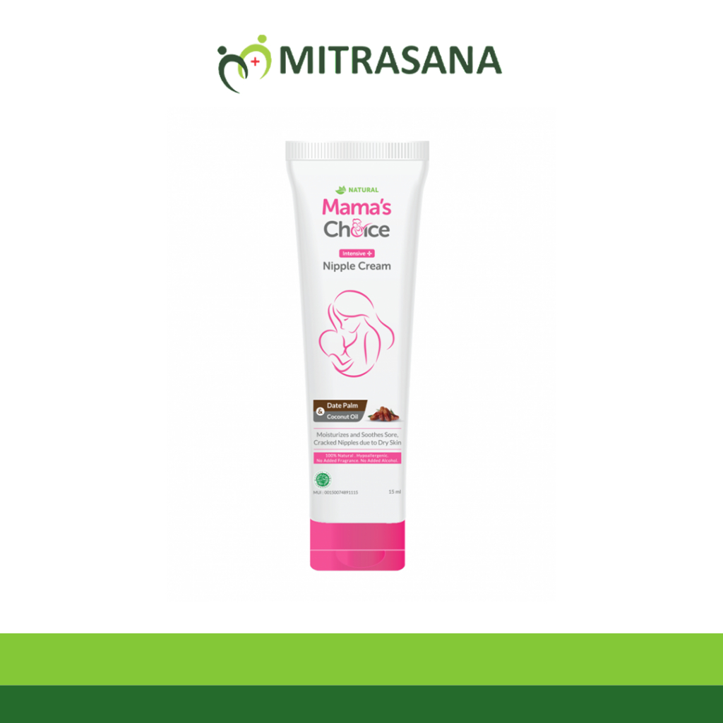 Mama's Choice Intensive Nipple Cream (Krim Puting Lecet Halal &amp; Food Grade - Aman untuk Bayi) 15 ML