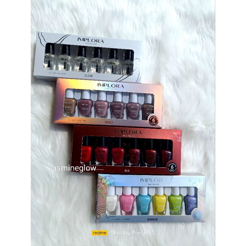 NAIL POLISH IMPLORA/ KUTEK KUKU IMPLORA ORIGINAL HALAL