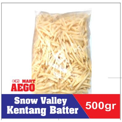 

Snowvalley kentang goreng Batter 500gr Snow valley french fries butter