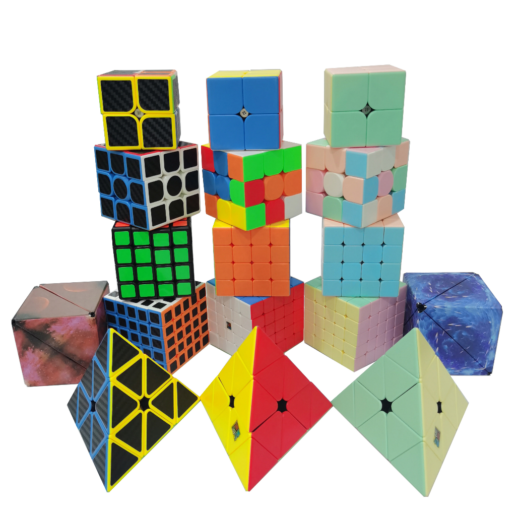 Kubus Rubik 3x3/4x4/5x5 Cube Segitiga Original Grosir Termurah Rubik Stickerless Mainan Rubik Anak