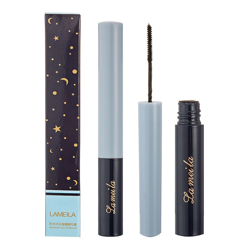 Lameila Maskara Biru 1037 Kuas Penebal Bulu Mata Mascara lameila waterpoof-4