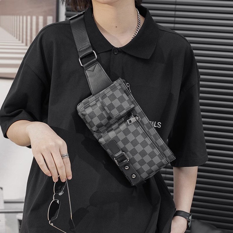 Tas Selempang Pria Tas Bahu Pria Kulit Waist Bag Pria Kulit FRANSISCO