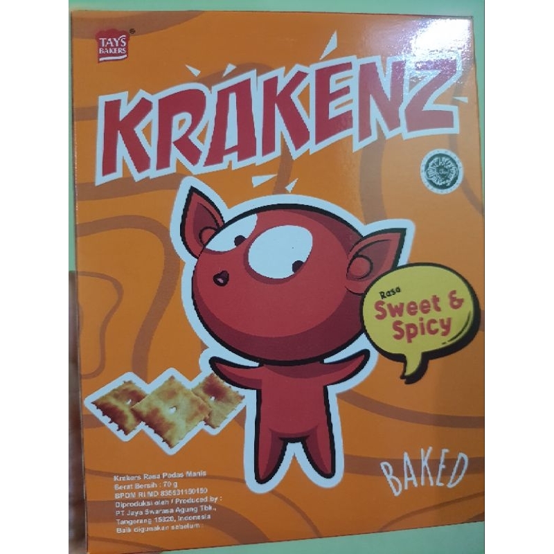 

Baked Krakenz spicy / box 70gr cemilan sehat