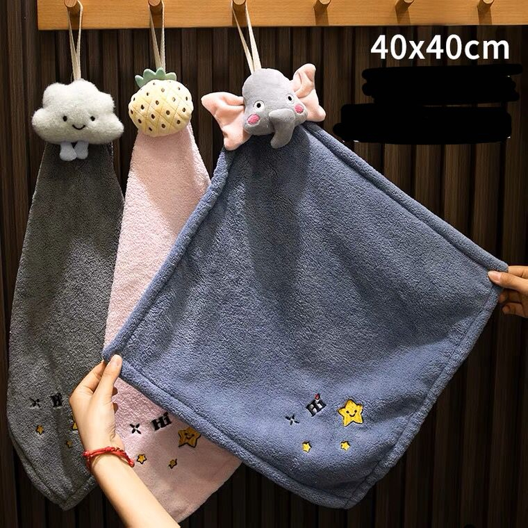 Kain Lap Tangan Bulu Motif Karakter Lucu