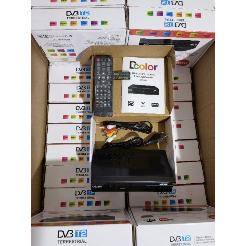 DCOLOR DVB T2 WIFI SET TOP BOX DIGITAL STB SUPER HD DC-002