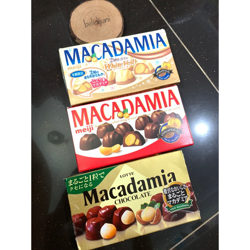 

Meiji macadamia chocolate