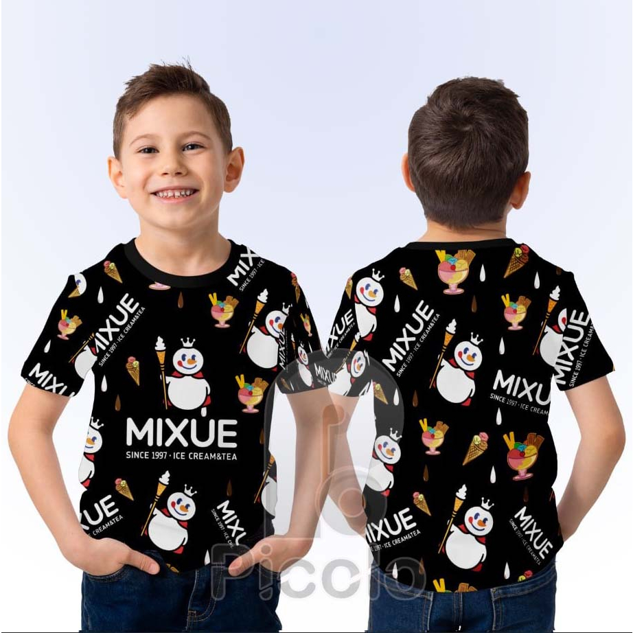 BAJU KAOS ATASAN ANAK FULL PRINTING MOTIF MIXUE UNISEX