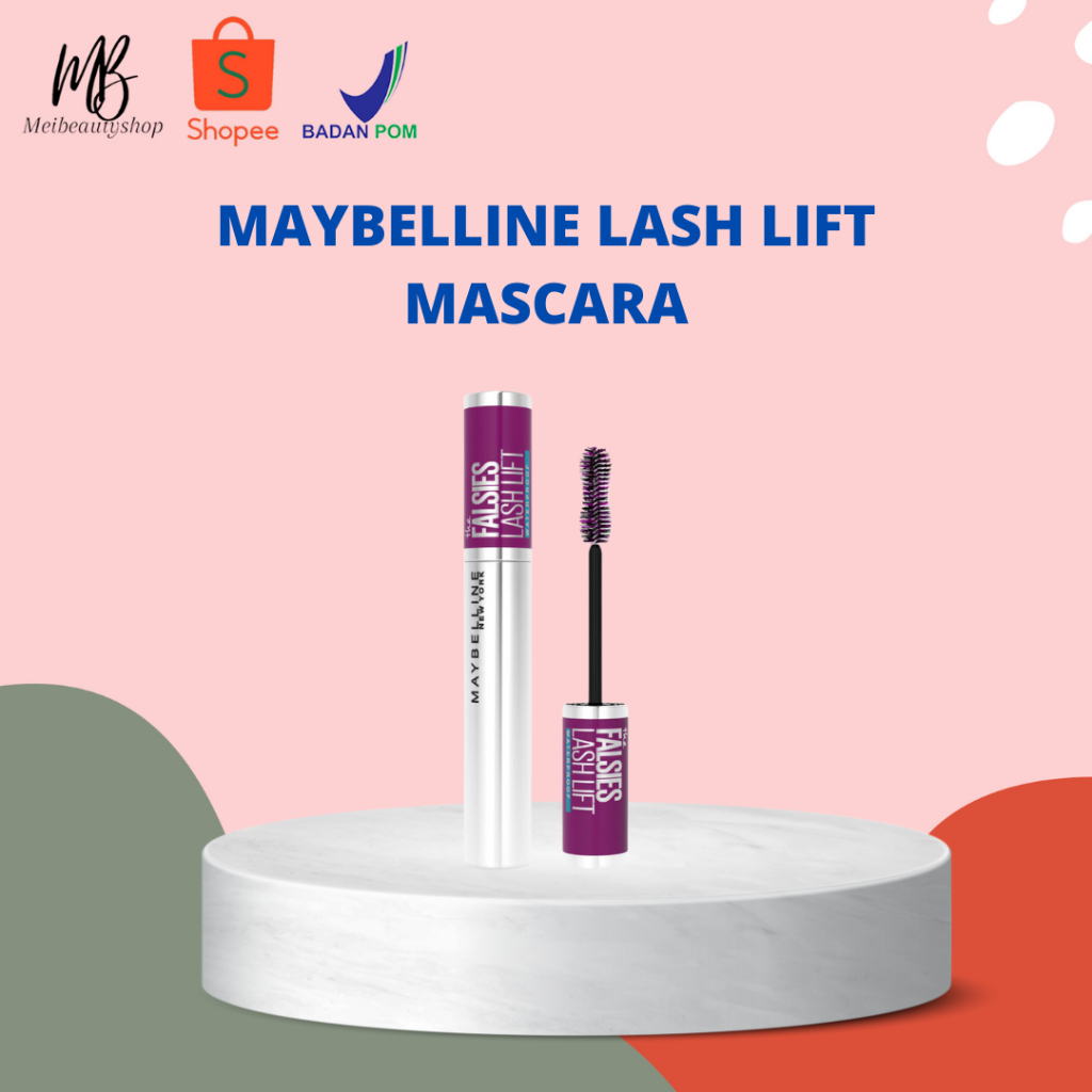 Maybelline The Falsies Lash Lift Mascara Make Up 8.6ml (Waterproof Mascara Tahan Lama Hingga 16 Jam)