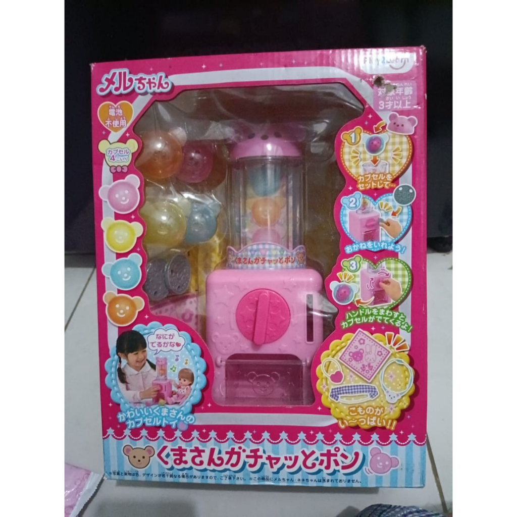 MELL CHAN - VENDING MACHINE BONEKA MELL CHAN BEAR GACHA DOLL