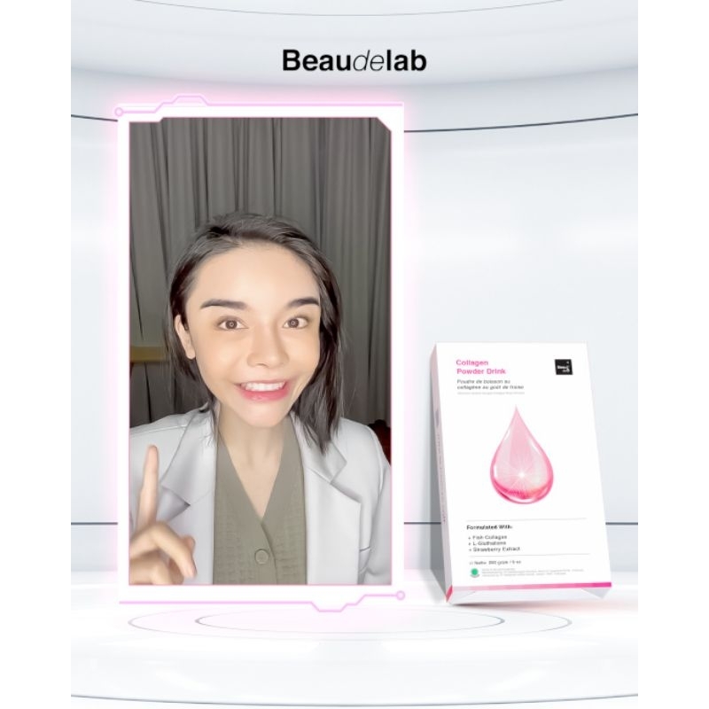 BEAUDELAB |BRIGHTOLOGY |COLAGEN | NEWLAB |New Lab KOLAGEN ORI Pemutih Badan Cepat | Colagen Beauty Drink | powder drink rasa strawberry 5 in 1 beauty elixir beautylab.inc diet dan detox