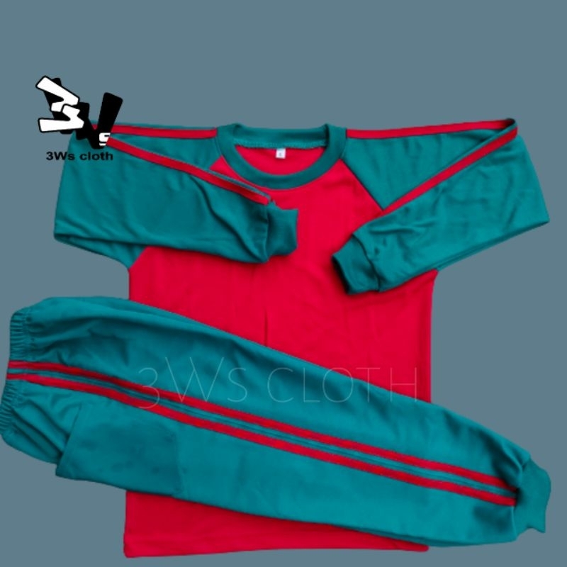 BAJU KAOS OLAHRAGA SD MI | SETELAN OLAHRAGA SD | SERAGAM OLAHRAGA SD TOSKA MERAH