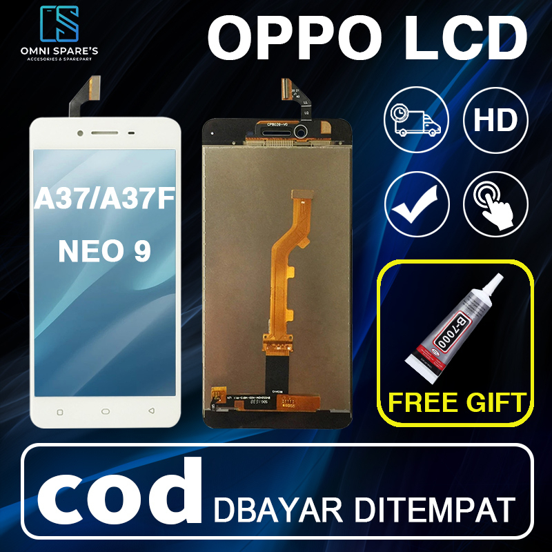 【ORIGINAL】LCD OPPO A37/A37F/NEO 9 FULLSET ORIGINAL LAYAR HP TOUCHSCREEN