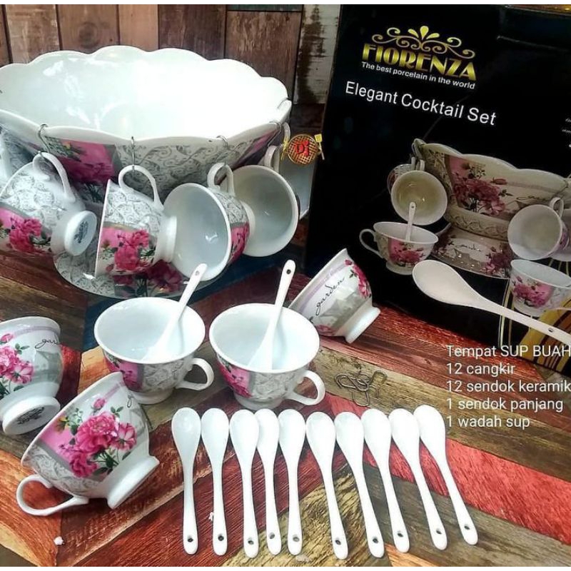 Mangkok Cocktail SOP Keramik Fiorenza