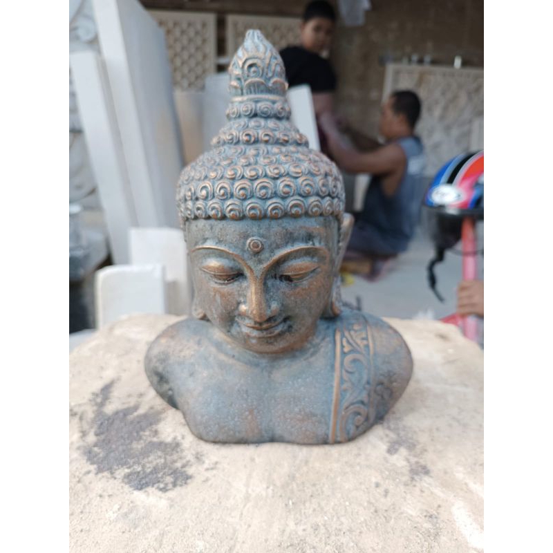 patung kepala dewa Wisnu 26cm