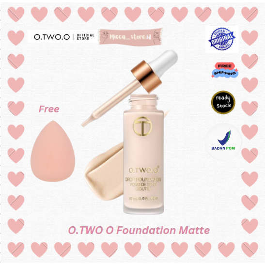 [MS] O TWO O FOUNDATION CAIR | CONVERAGE MATTE CREAM | CC CREAM 15ML