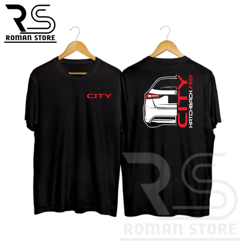 Kaos Baju Honda City Hatchback Rear - kaos otomotif