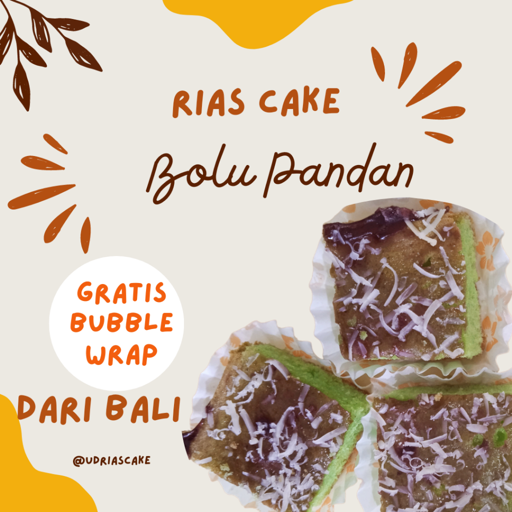 

KUE MURAH RIAS BOLU PANDAN ECER OLEH OLEH BALI