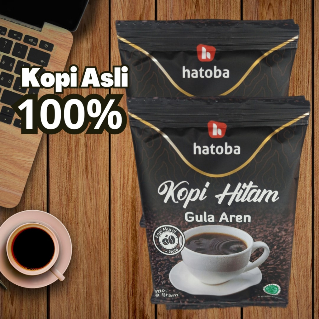 

100% Kopi Murni, Kopi Gula Aren Siap Seduh Kopi Hitam Gula Aren Hatoba