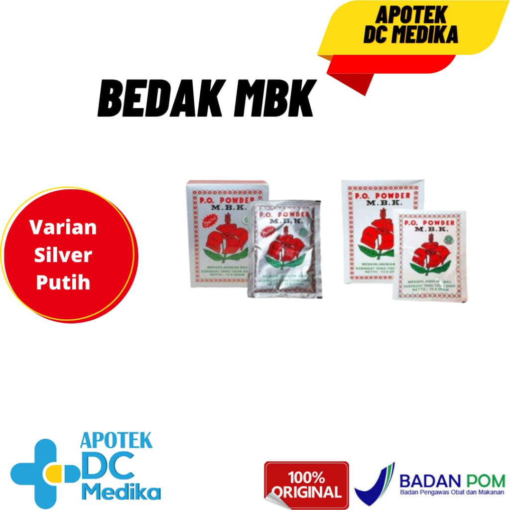 Bedak/MBK/keringat/bau badan