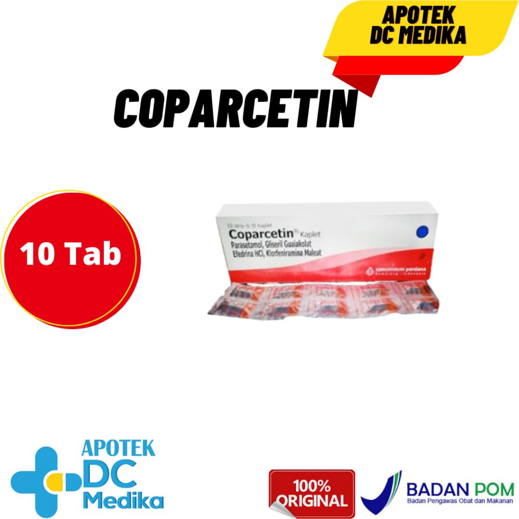 COPARCETIN TAB/FLU/BATUK/HIDUNG TERSUMBAT/PUSING