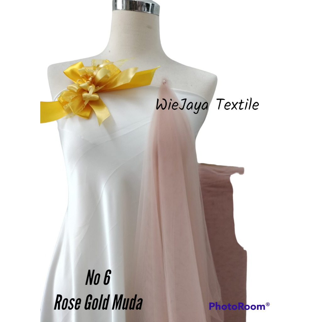 Kain Tulle Polos Lembut Sekali dan Jatuh Harga murah Grade A, cocok utk wedding Dress, Gaun Pengantin,  Variasi, Aplikasi, Souvenir dll