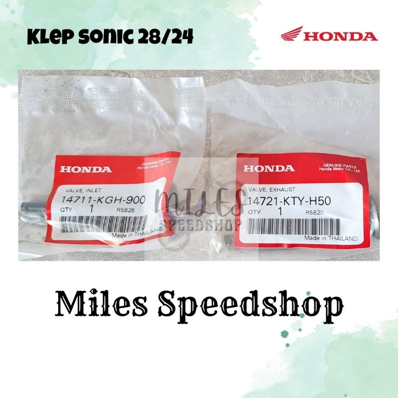 Klep Honda Sonic 28/24 [KGH/KTY]