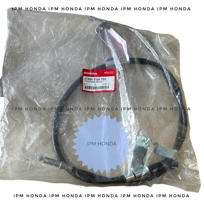 47510 / 47560 TG4 Wire Parking Cable Kabel Rem Tangan Handbrake Honda Brio 2013 2014 2015 2016 2017 2018 2019 2020 2021