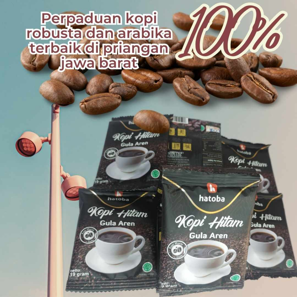 

100% Kopi Murni, Kopi Gula Aren Siap Seduh Kopi Luwak Hatoba