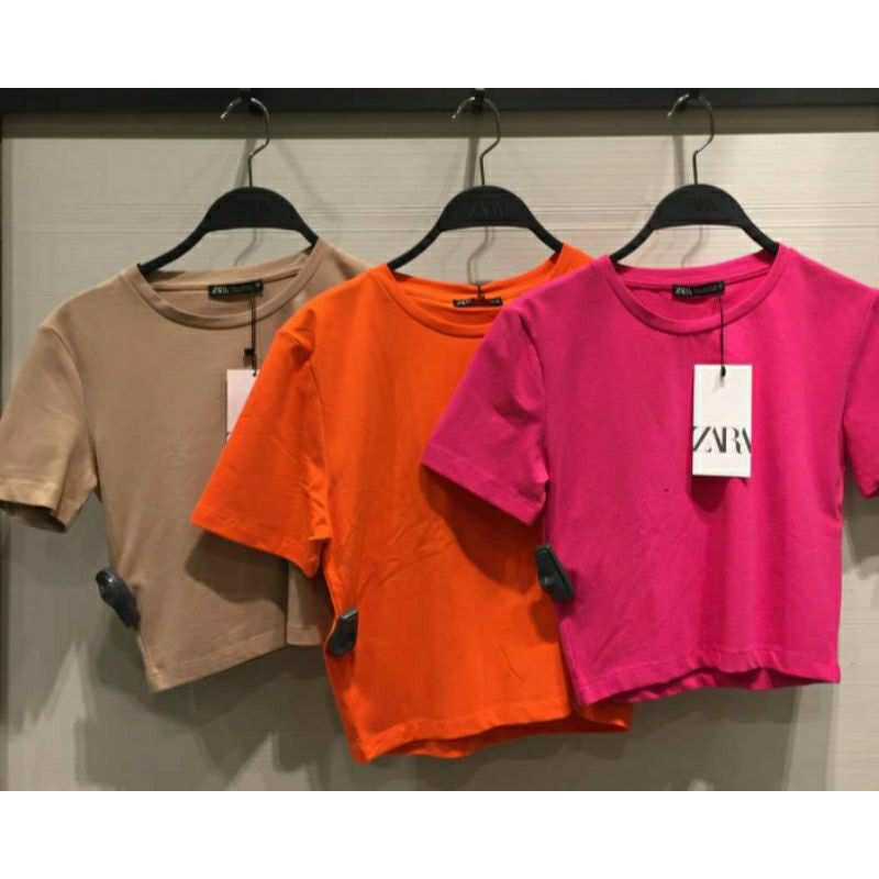 Jastip T-Shirt Zara Wanita/Kaos Wanita/Kaos Zara