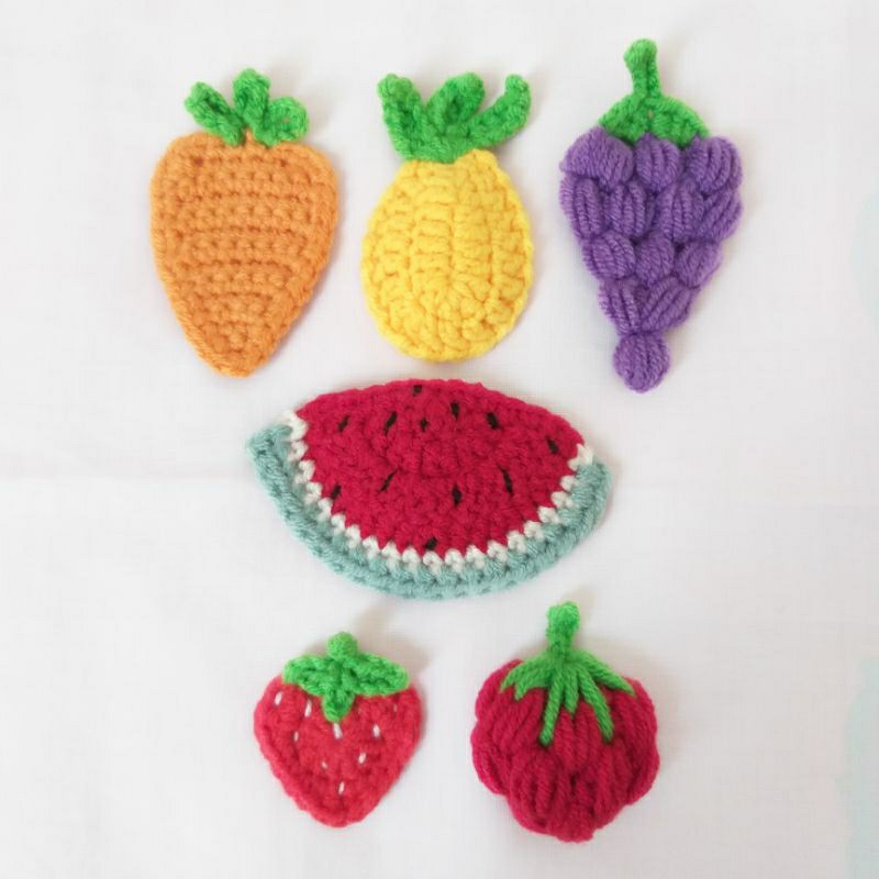 APLIKASI RAJUT BUAH BUAHAN