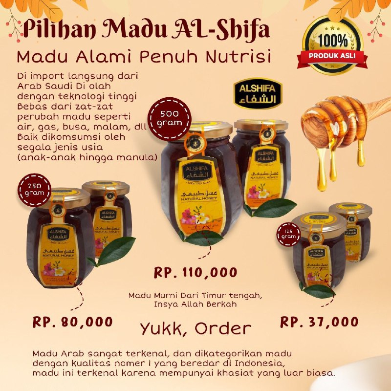 

Madu Al Shifa 125 Gram