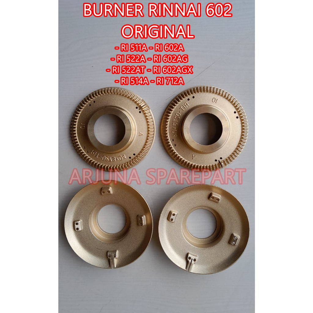 BURNER KOMPOR GAS RINNAI 602 ORIGINAL