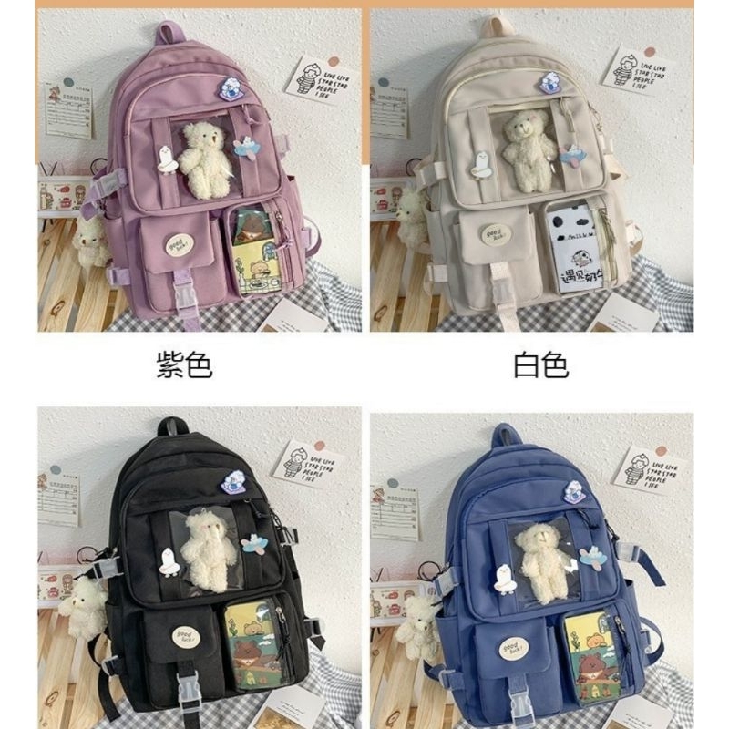 Tas Sekolah Anak SMA/SMK Ransel Korea Junior Sekolah Wanita (KSC)