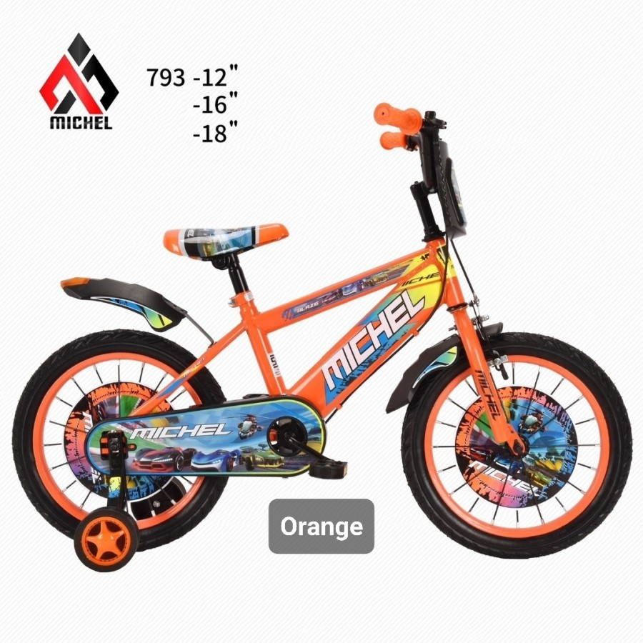 Sepeda Anak BMX MICHEL BLAZE 793 Ban warna
