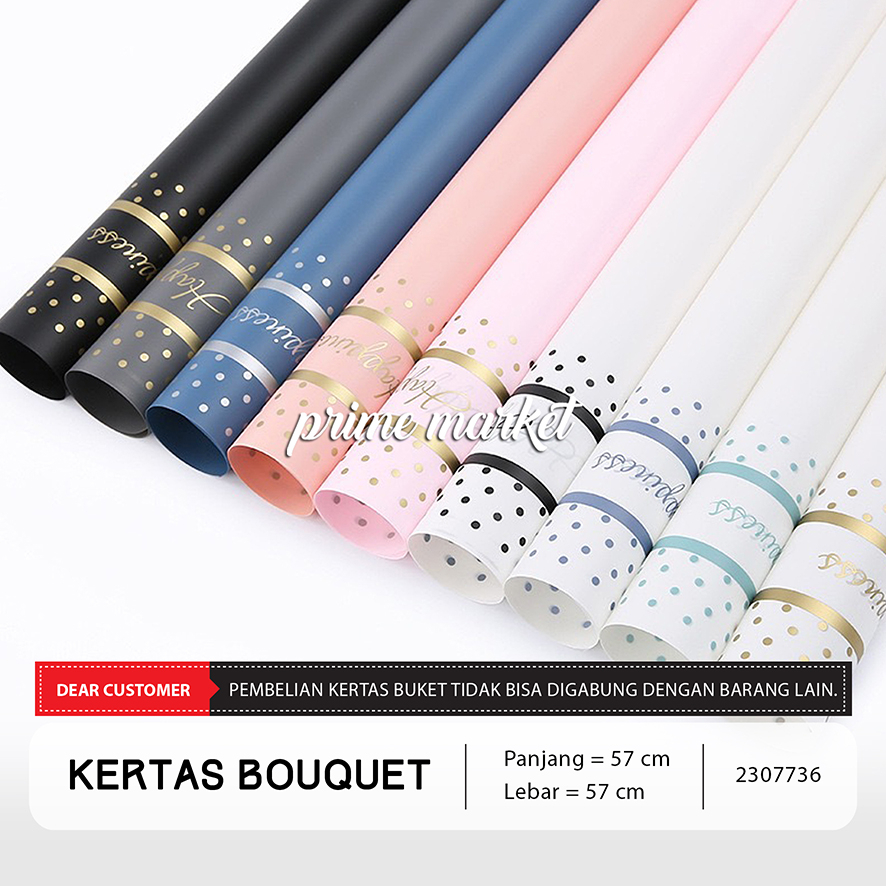 

Kertas Buket Bunga Kertas Cellophane Buket Kertas Bunga Paper Flower Wrapping Happiness (2307736)