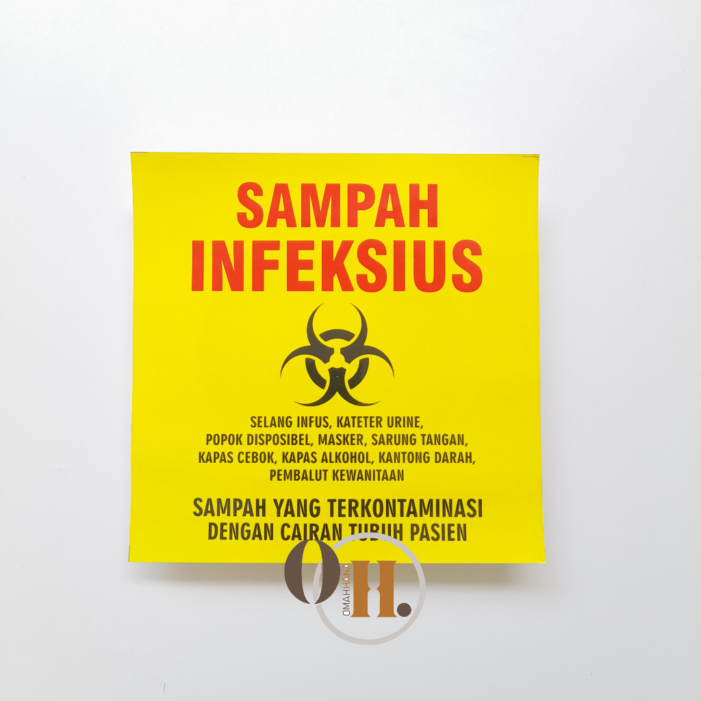 

Stiker Sampah Infeksius - Stiker Label Sampah Infeksius - Stiker vinyl
