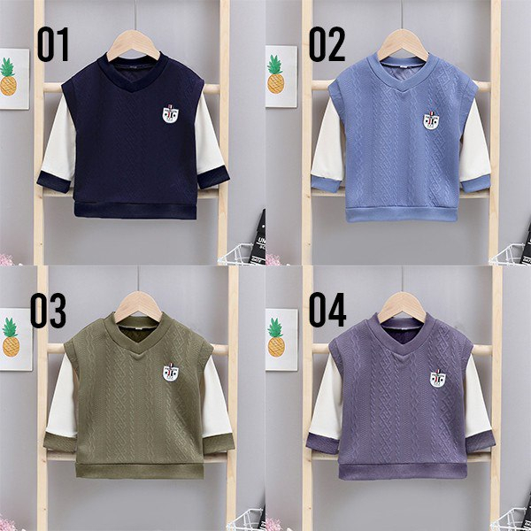 LID9141- Baju Lengan Panjang Anak Sweater Anak Cotton - Your Affordable Quality!