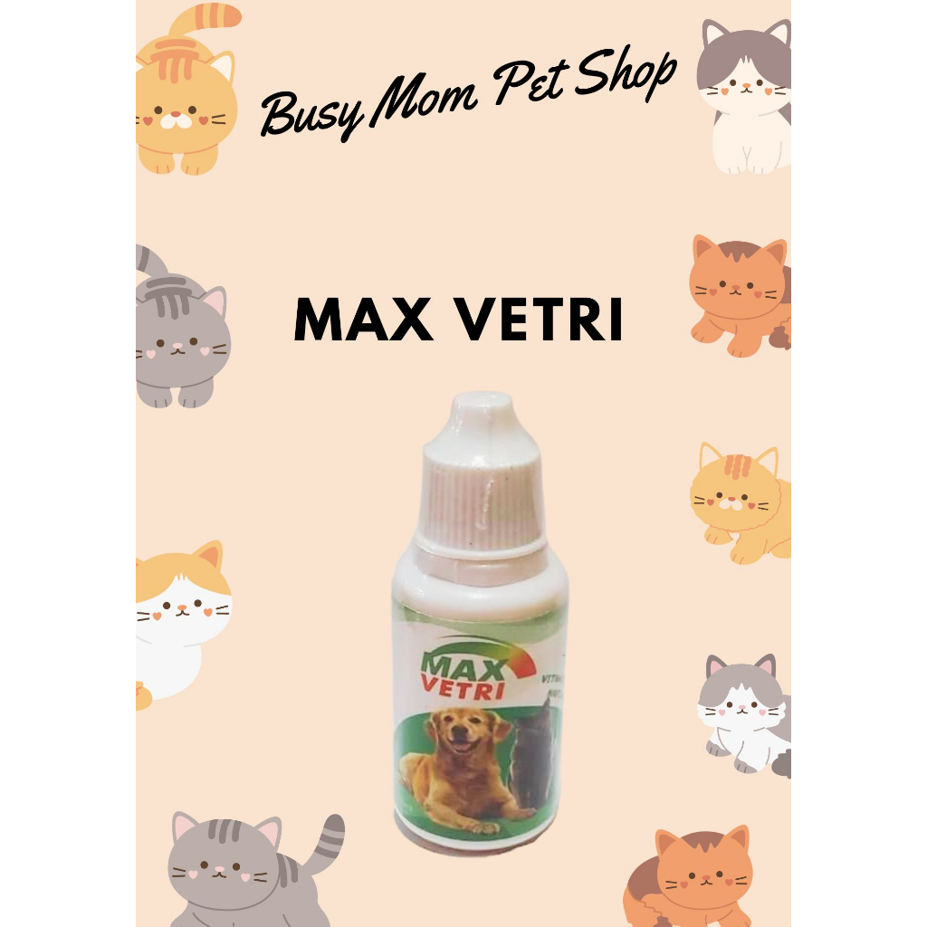 MAX Vetri 30ml Penambah Nafsu Makan Kucing dan Anjing