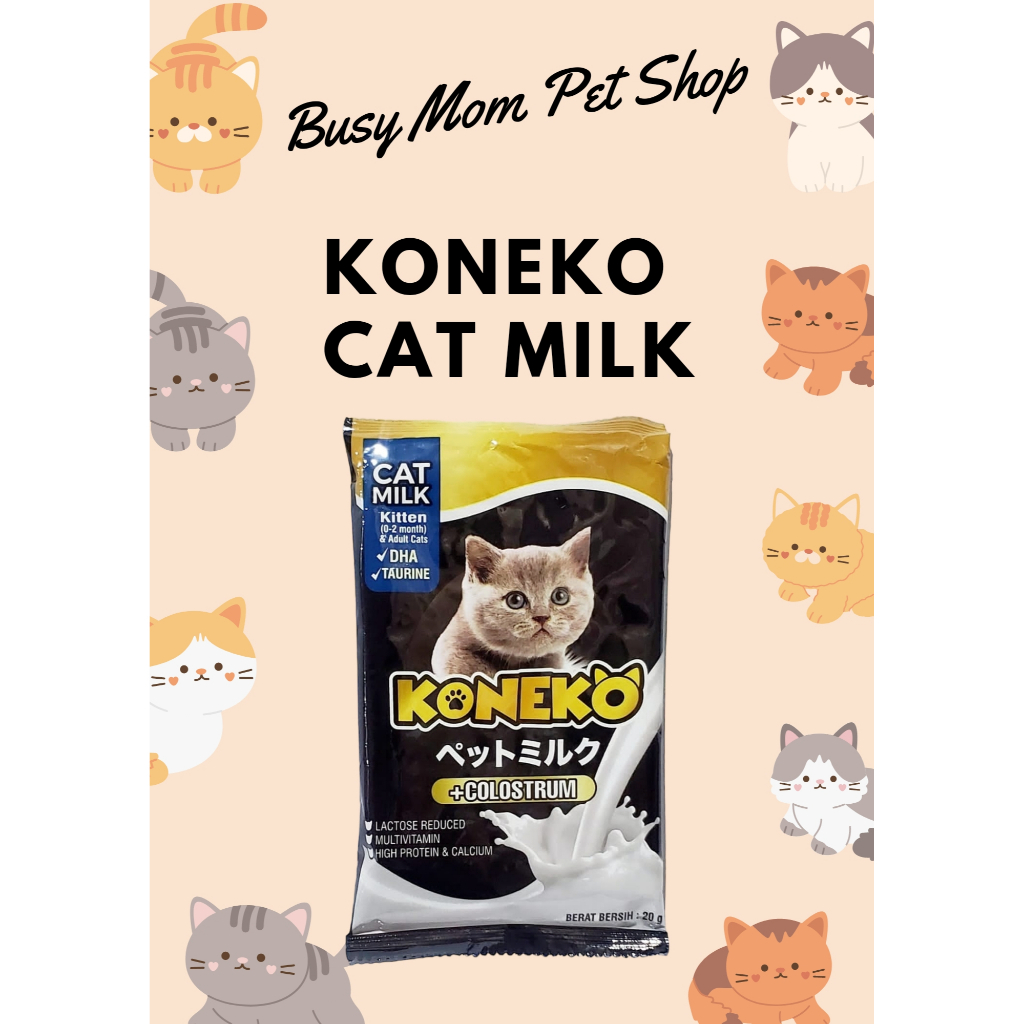 Grosir Susu Kucing 20g Koneko Licensed Japan Baby Kitten Dewasa Hamil Semua Umur Non Growssy 20 g